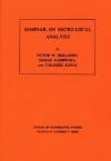 Seminar on Micro-Local Analysis - Victor W. Guillemin