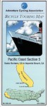 Bicycle Touring Map: Pacific Coast Section 5 - Adventure Cycling Association, ACA