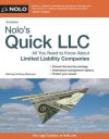 Nolo's Quick LLC: All You Need to Know about Limited Liability Companies - Anthony Mancuso