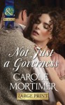 Not Just a Governess (Mills & Boon Largeprint Historical) - Carole Mortimer