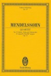 String Quartet No. 1 in E-Flat Major, Op. 12: Study Score - Felix Mendelssohn