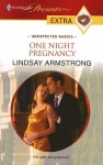 One Night Pregnancy - Lindsay Armstrong