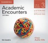 Academic Encounters Level 3 Class Audio CDs (3) Listening and Speaking: Life in Society - Kim Sanabria, Bernard Seal