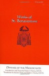 St. Bonaventure's Defense Of The Mendicants - Jose De Vinck, Robert J. Karris