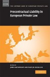 Precontractual Liability in European Private Law - John Cartwright, Martijn Hesselink