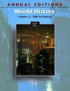 Annual Editions: World History, Volume 2, 8/E - Joseph R. Mitchell, Helen Buss Mitchell