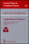 Applications of Databases: First International Conference, Adb-94, Vadstena, Sweden, June 21 - 23, 1994. Proceedings - Witold Litwin