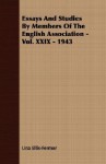 Essays and Studies by Members of the English Association - Vol. XXIX - 1943 - Una Ellis-Fermor