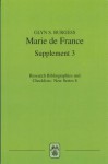 Marie de France: An Analytical Bibliography - Glyn S. Burgess