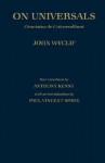 de Universalibus: Volume 2: On Universals (English Translation) - John Wycliffe, Ivan J. Mueller, Anthony Kenny, Vincent Spade
