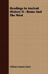 Readings in Ancient History II - Rome and the West - William Stearns Davis