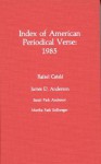 Index of American Periodical Verse 1995 - Rafael Catala