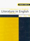 Reader's Guide to Literature in English - Hawkins-DaDy, Mark Hawkins-Dady