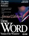 Using Word Version 6 For Windows (Using ... (Que)) - Ron Person, Karen Rose