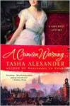 A Crimson Warning: A Novel of Suspense - Tasha Alexander