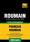 Vocabulaire Francais-Roumain Pour L'Autoformation - 7000 Mots - Andrey Taranov