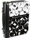 Medium Fashion Micro-fiber Black & White Bible Cover & Purse - Psalm 46:10 Be Still and Know That I Am God - Christian Art Gifts