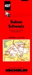 Michelin Country Map Suisse / Schweiz - Michelin Travel Publications