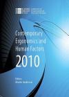 Contemporary Ergonomics and Human Factors 2010: Proceedings of the International Conference on Contemporary Ergonomics and Human Factors 2010, Keele, UK - Philip D. Bust, Martin Anderson