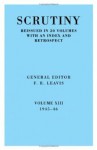 Scrutiny: A Quarterly Review vol. 13 1945-46 - F.R. Leavis