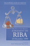 The Text Of The Historic Judgement On Riba (Interest) - Muhammad Taqi Usmani