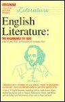 English Literature: The Beginnings to 1800 - Arthur H. Bell, Bernard D.N. Grebanier