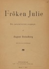 Panna Julia - August Strindberg