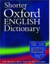 Shorter Oxford English Dictionary - R.S. McGregor, Lesley Brown