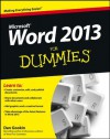 Word 2013 For Dummies (Pocket Edition) - Dan Gookin