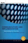 Communication and Implementation: Sustaining the Practice - Lizette Zuniga, Wendi Friedman Tush