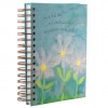 Journal Wirebound - White Daisies Zeph 3: 17 - Christian Art Gifts