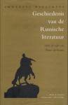 Geschiedenis van de Russische literatuur: sinds de tijd van Peter de Grote - Emmanuel Waegemans