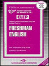 CLEP Freshman English - Jack Rudman, National Learning Corporation