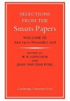 Selections from the Smuts Papers: Volume 3, June 1910 November 1918 - Keith Hancock, Jean van der Poel