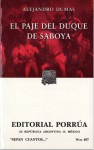 El Paje del Duque de Saboya (Sepan Cuantos, #407) - Alexandre Dumas