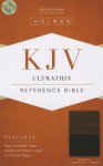 KJV Ultrathin Reference Bible, Brown/Tan LeatherTouch Indexed - Holman Bible Publisher