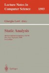 Static Analysis: 5th International Symposium, SAS'98, Pisa, Italy, September 14-16, 1998, Proceedings - Giorgio Levi