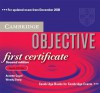 Objective First Certificate Audio CD Set (3 CDs) - Annette Capel, Wendy Sharp