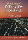 Handbook of Interview Research: Context and Method - Jaber F. Gubrium