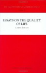 Essays on the Quality of Life (Social Indicators Research Series) - Alex C. Michalos