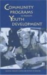 Community Programs To Promote Youth Development - Jacquelynne S. Eccles