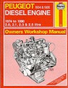 Peugeot 504 And 505 Diesel 1974 90 Owner's Workshop Manual (Service & Repair Manuals) - Ian Coomber