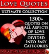 LOVE QUOTES ULTIMATE COLLECTION: 1500+ Quotations With Special Inspirational 'SELF LOVE' SECTION - Darryl Marks