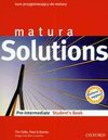 Matura Solutions Pre Intermediate Students Book - Falla Tim, Davies Paul, Wieruszewska Małgorzata