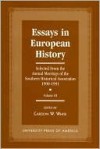 Essays in European History: Selected from the Annual Meetings of the Southern Historical Association, 1990-1991 - Vol. III - Carolyn White