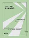 Fractal Analysis: 165 (Quantitative Applications in the Social Sciences) - Clifford T. Brown, Larry S. Liebovitch