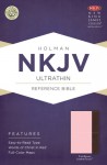 NKJV Ultrathin Reference Bible, Pink/Brown LeatherTouch - Holman Bible Publisher