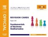 Cima Revision Card Fundamentals of Business Maths - Jo Avis