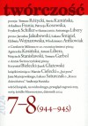 Twórczość nr 7-8/2024 - Redakcja miesięcznika Twórczość