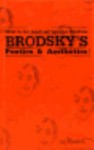 Brodsky's Poetics And Aesthetics - Lev Losev